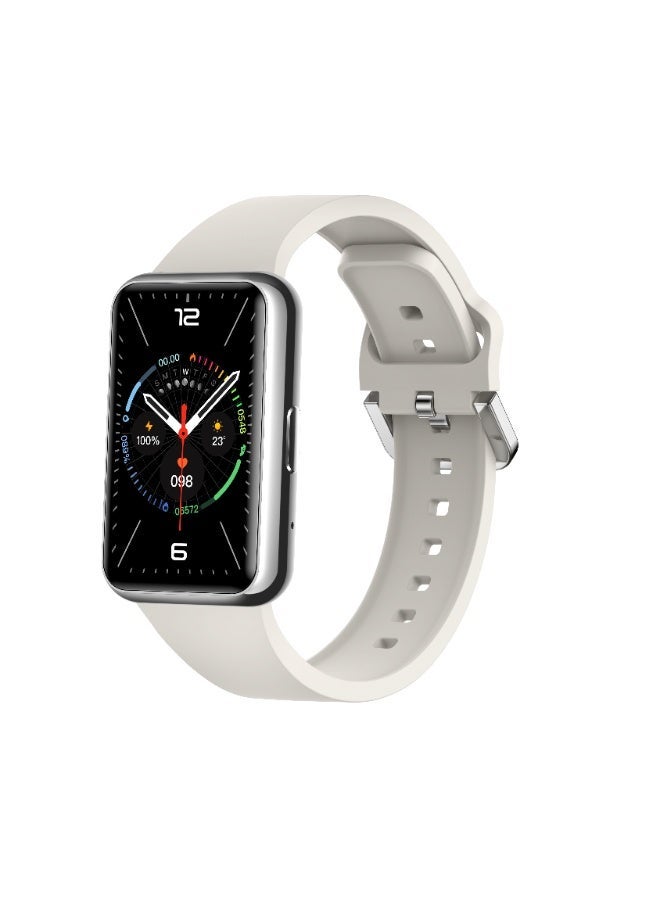 Trytoo Unisex Silver Smart Watch with Bluetooth Calling, 1.57” Full Touch Screen, Health & Fitness Tracker, iOS & Android Compatible - Image 3